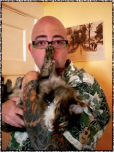 Jackson Galaxy with one of his cases